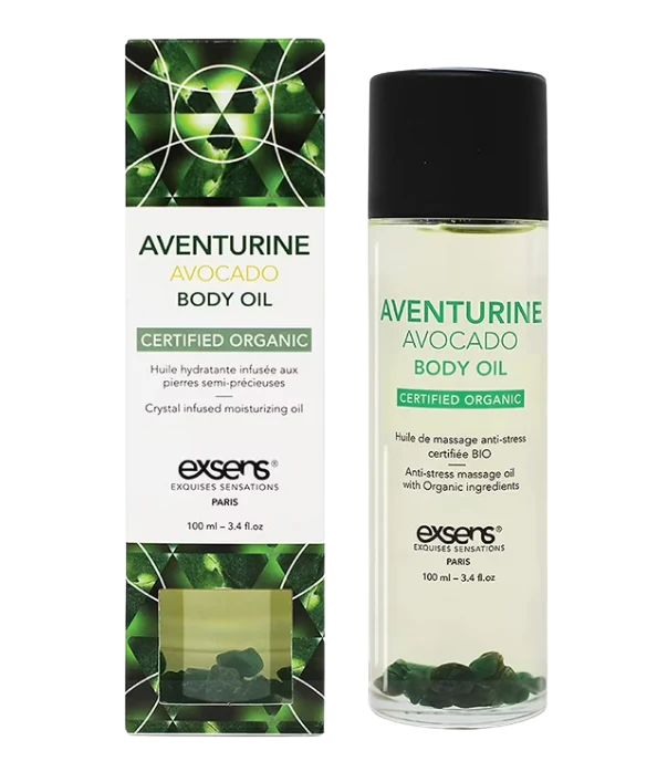 Crystal Infused Body Oil - Avocado